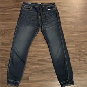 Dark hollister jogger jeans